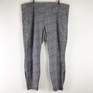 Athleta Delancey Textured Moto Tight Legging Pants Workout Athleisure Size 3X